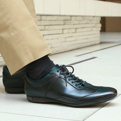 美品✨大塚製靴 HS-6015 レザースニーカー エディション2 メダリオン